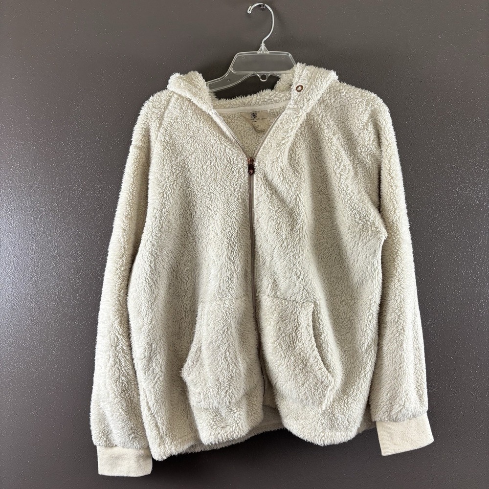 ARIENNE VITTADINI Womens Sz L Large Long Sleeve Jacket Fleece Pilling Good
